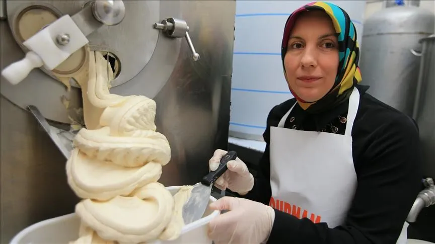 Dondurmam Kaymak manda sütlü dondurma