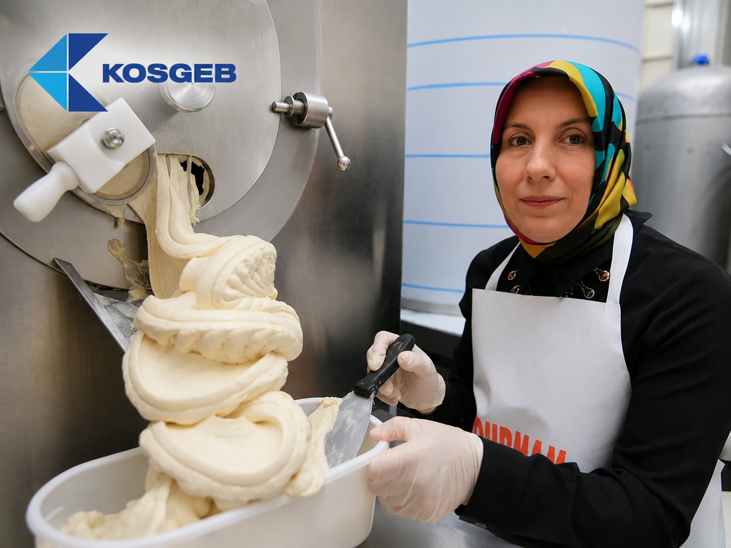 Dondurmam Kaymak doğal dondurma üretimi